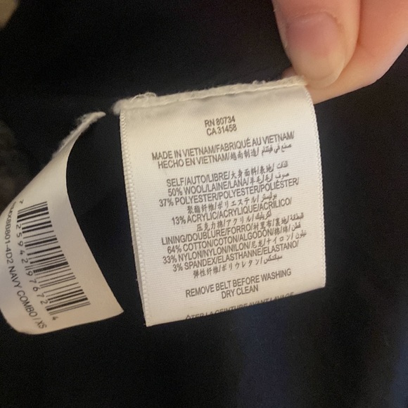 BCBG wool blend plaid peacoat - Picture 6 of 10